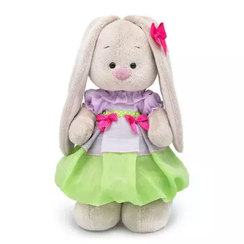 Budi Basa Мягкая игрушка Зайка Ми в весеннем платье, 32 см