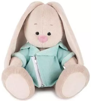 Budi Basa "Зайка Ми в голубой меховой курточке" мягкая игрушка, 23 см