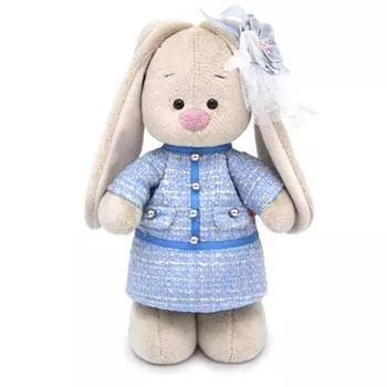 Budi Basa "Зайка Ми в голубом платье в клетку" мягкая игрушка, 25 см