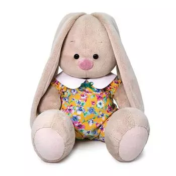 Budi Basa "Зайка Ми в комбинезоне с воротничком" мягкая игрушка, 23 см