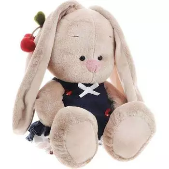 Budi Basa "Зайка Ми в костюмчике и с войлочной вишней" мягкая игрушка, 18 см