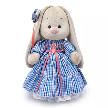 Budi Basa "Зайка Ми в платье в стиле Кантри" мягкая игрушка, 25 см
