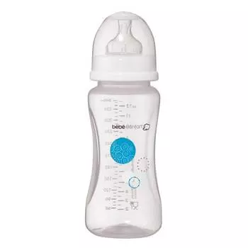 Бутылочка Bebe Confort Evidence Pure серия Maternity PES, силиконовая соска, регулируемый поток, 0-12 мес., 270 мл