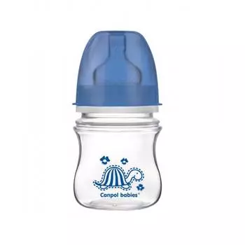 Бутылочка Canpol EasyStart Animals антиколиковая, PP, 3+,120 мл, 35/205, синяя