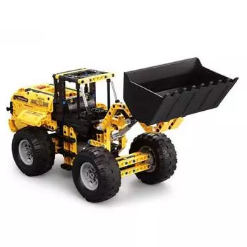 CaDa Радиоуправляемый конструктор deTech Колёсный погрузчик, 491 деталь