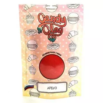 Candy Clay Полимерная кондитерская глина, арбуз, 100 г