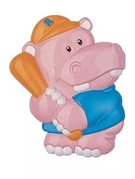 Canpol Animals Клипса-держатель для пустышки, рисунок Бегемотик, 2/415