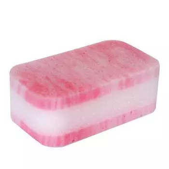 Canpol Губка для купания, 0+мес., цвет розовый