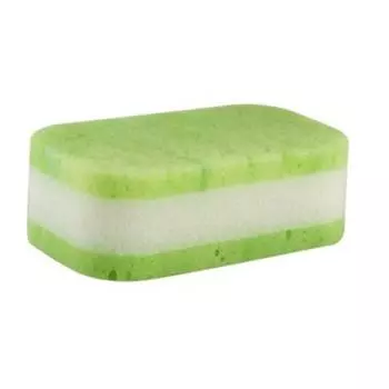 Canpol Губка для купания, 0+ мес., цвет зеленый