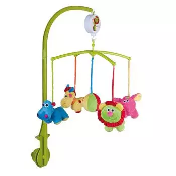 Canpol Карусель музыкальная плюшевая "Сафари"