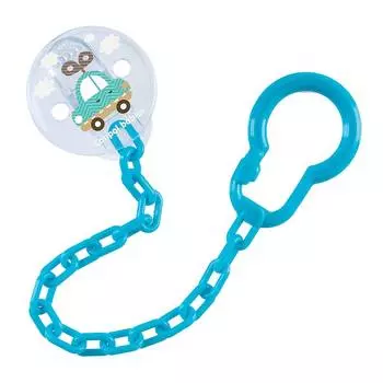 Canpol Клипса-держатель для пустышек Toys, 0+ месяцев, цвет бирюзовый, 10/889