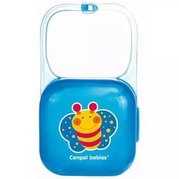 Canpol Контейнер для пустышки, цвет синий, 2/927