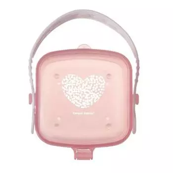 Canpol Контейнер для пустышки Pastelove, розовый