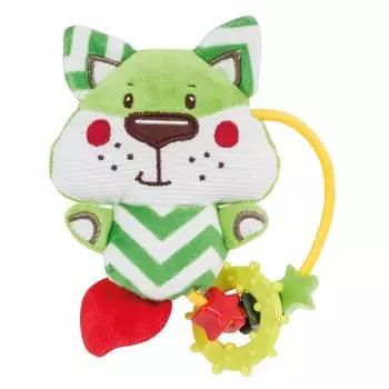 Canpol Мягкая игрушка-погремушка с прорезывателем Forest Friends "Лисенок" 0+