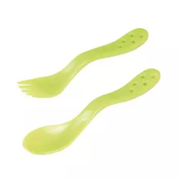 Canpol Набор столовых приборов в дорогу арт. 74/019, цвет: зеленый