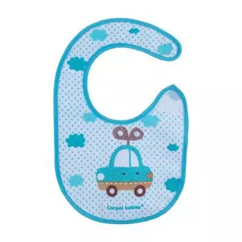 Canpol Нагрудник хлопковый Toys арт. 15/109 цвет бирюзовый