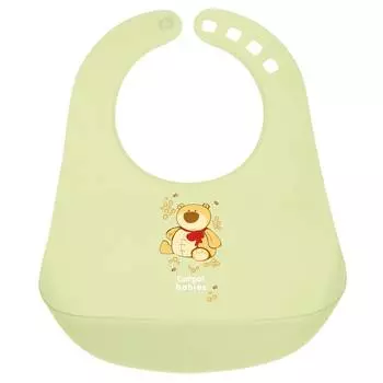 Canpol Нагрудник пластиковый арт. 2/404 цвет зеленый