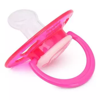 Canpol Night Dreams Пустышка анатомическая силиконовая, 0-6 месяцев, цвет розовый, 22/500