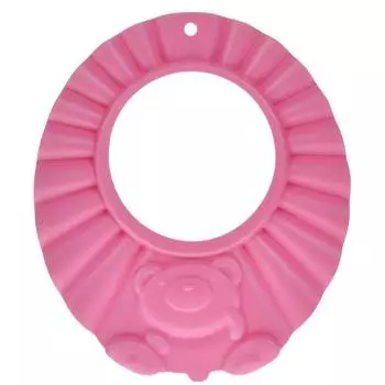 Canpol Ободок защитный для мытья волос 0м+, розовый