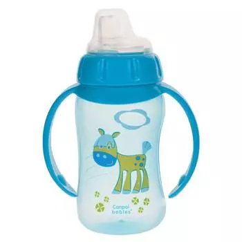 Canpol Поильник с силиконовым носиком и ручками, 320 мл, 6+ мес., 56/512