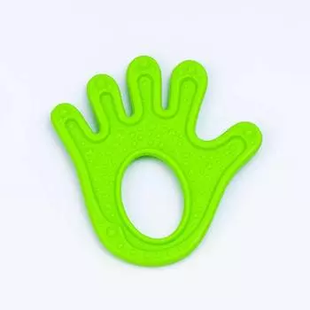 Canpol Прорезыватель мягкий, 0+, 13/118, зеленая ладошка
