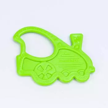 Canpol Прорезыватель мягкий, 0+, 13/118, зеленый паровозик