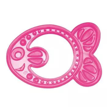 Canpol Прорезыватель мягкий, 13/109, 0+ мес., розовая рыбка