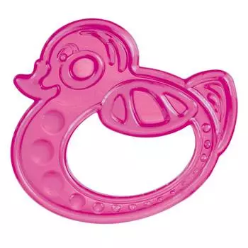 Canpol Прорезыватель мягкий, 13/109, 0+ мес., розовая уточка