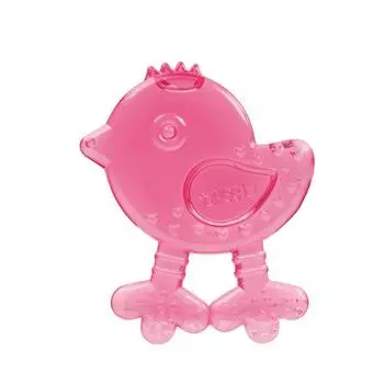 Canpol Прорезыватель водный охлаждающий "Птичка", 74/015, 0+, розовый
