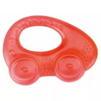 Canpol Прорезыватель водный "Автомобиль", цвет красный