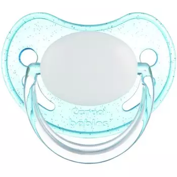 Canpol Пустышка Basic анатомическая латексная, 0-6 месяцев, цвет голубой, 22/425