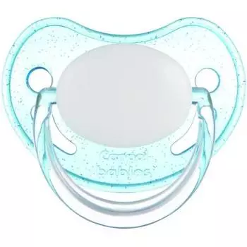 Canpol Пустышка Basic анатомическая латексная, 6-18 месяцев, цвет голубой, 22/426