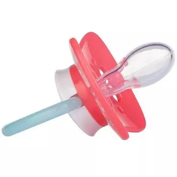 Canpol Пустышка Cupcake симметричная, силиконовая, 0-6 месяцев, цвет розовый, 23/282