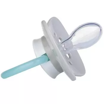 Canpol Пустышка Cupcake симметричная, силиконовая, 0-6 месяцев, цвет серый, 23/282