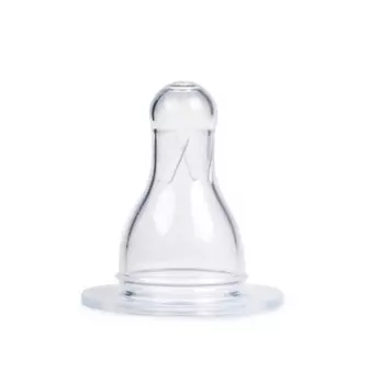 Canpol Соска универсальная антиколиковая, силикон, 2 шт, 18/117, быстрый поток