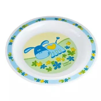 Canpol Тарелка пластиковая, 4/411, 12+ мес., голубая