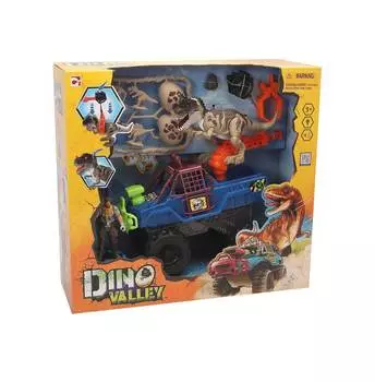 Chap Mei Игровой набор: охотник на динозавра с грузовиком-ловушкой