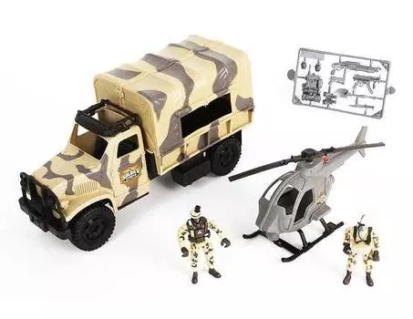 Chap Mei "Набор: Десантный грузовик 545059" - набор фигурок