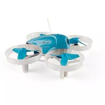 Cheerson Радиоуправляемый квадрокоптер CX-95W WiFi Mini Racing Drone RTF, белый с голубым