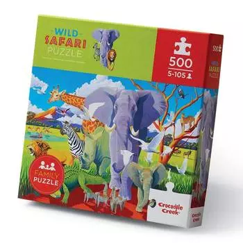 Crocodile Creek Пазл «Дикое сафари», 500 элементов