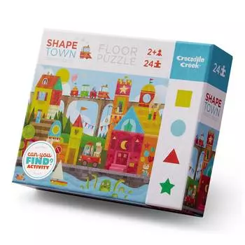 Crocodile Creek Пазл обучающий «Город», 24 элемента