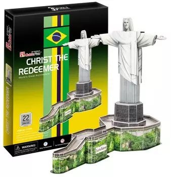 Cubic Fun "Бразилия Статуя Христа-Искупителя | 3D Пазл" - модель для сборки