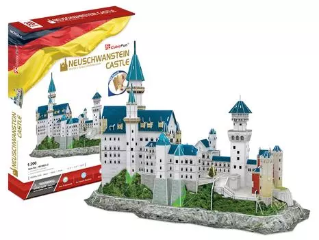Cubic Fun "Германия - Замок Нойшванштайн | 3D Пазл" - модель для сборки