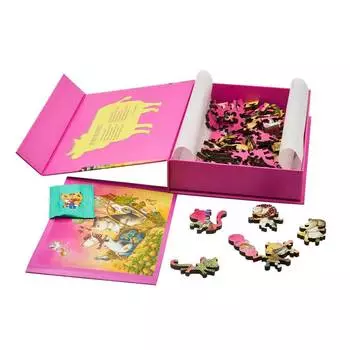 Davici Деревянный пазл "Дружба на полянке"