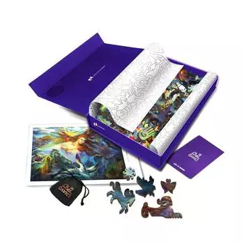 Davici Деревянный пазл "Мир на земле"