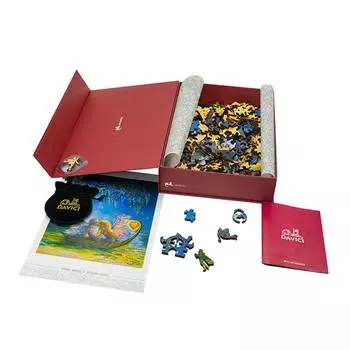 Davici Деревянный пазл "Wistera Moon/Глициния луны"