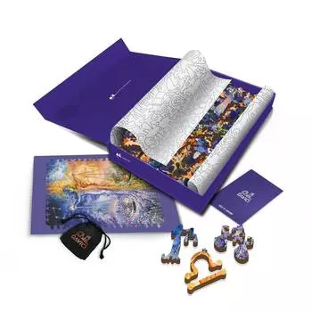 Davici Деревянный пазл "Знак зодиака. Весы"