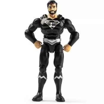 DC Фигурка Супергерой Супермен, черный, 10 см