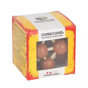 Delfbrick Головоломка деревянная "Молекула", 40 элементов