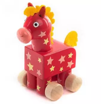 Деревяшки Фигурка деревянная Лошадка Иго-Го